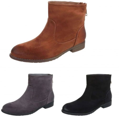 Suede ankle boots wide fitting