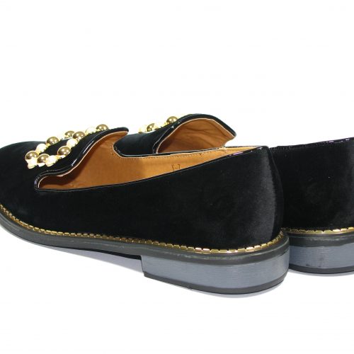 Suede loafers flats