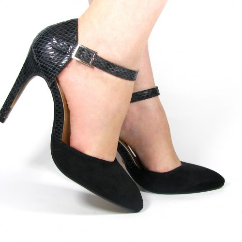 High heels snakeskin suede sale