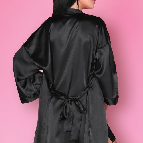 Dressing gown Dorettela LC 90394 Black Beauty Onyx Collection